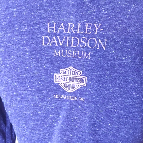 Women's Harley-Davidson Purple Knit Long Sleeve Logo Top - Picture 5 of 10